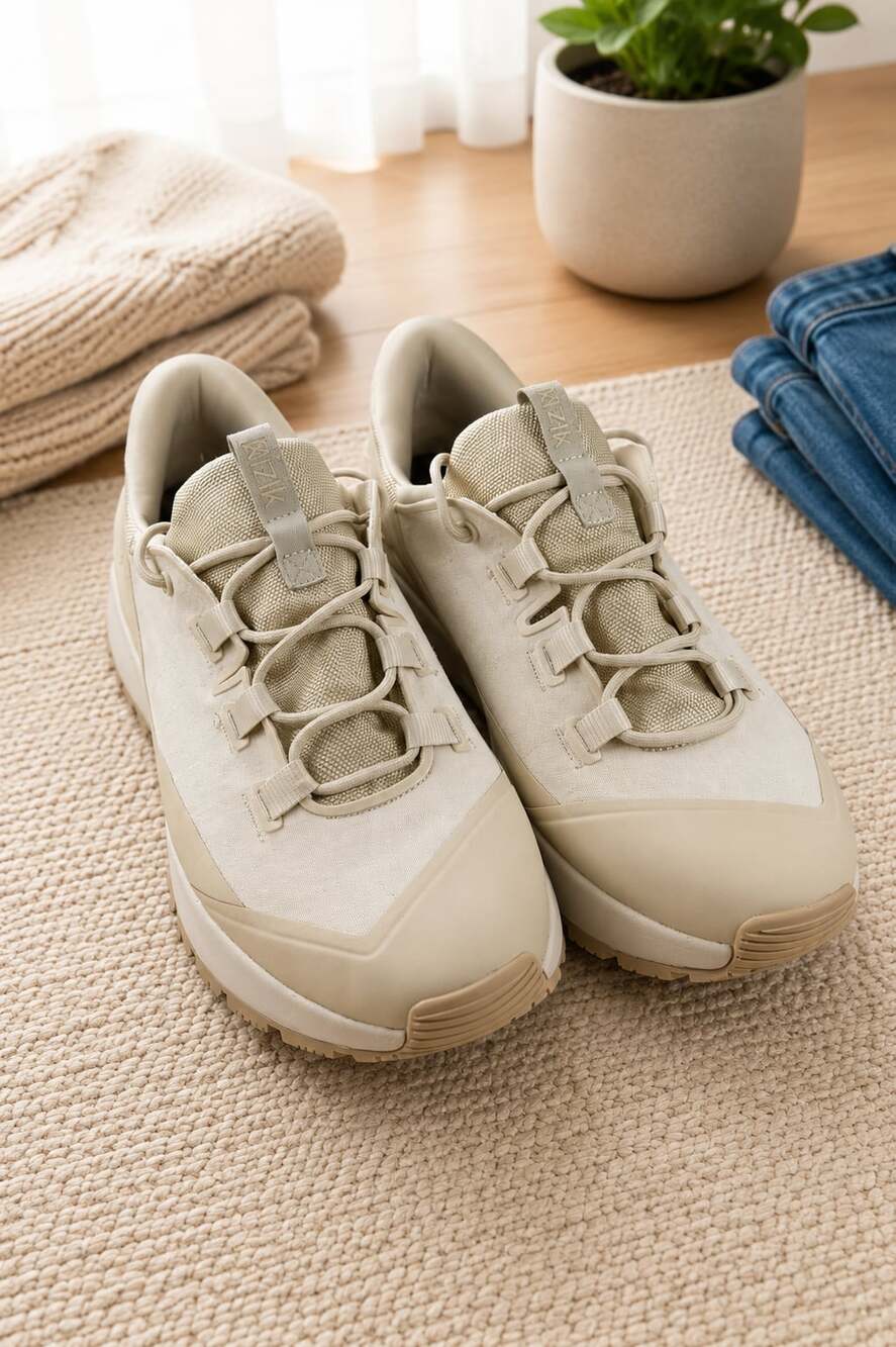 Kizik Athens Hands-Free Slip-On Sneakers Beige Men’s 12
